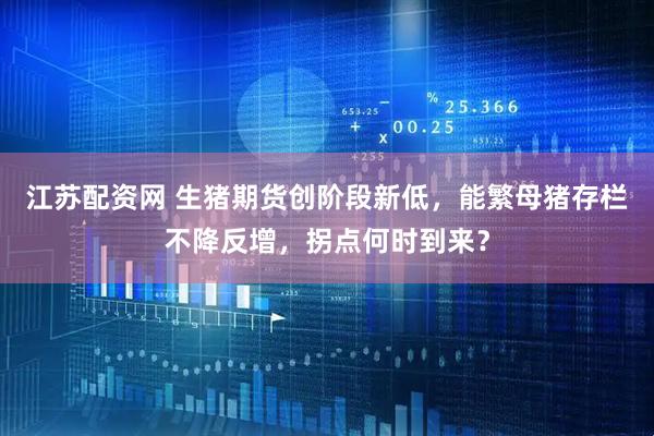 江苏配资网 生猪期货创阶段新低，能繁母猪存栏不降反增，拐点何时到来？