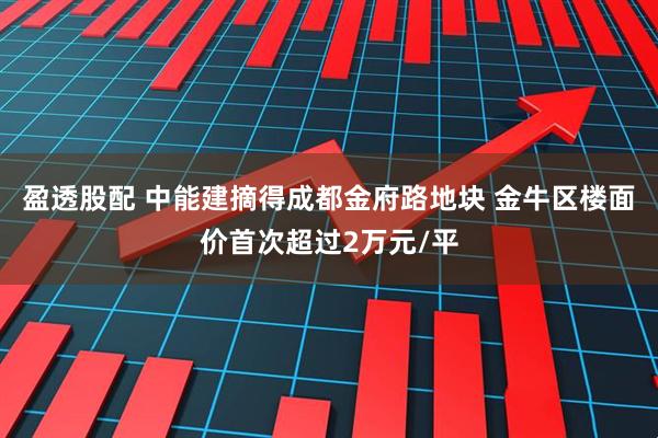 盈透股配 中能建摘得成都金府路地块 金牛区楼面价首次超过2万元/平